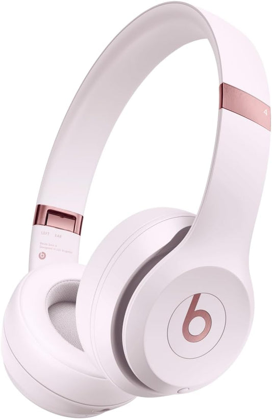 Beats Solo 4 True Wireless On-Ear Headphones – Cloud Pink