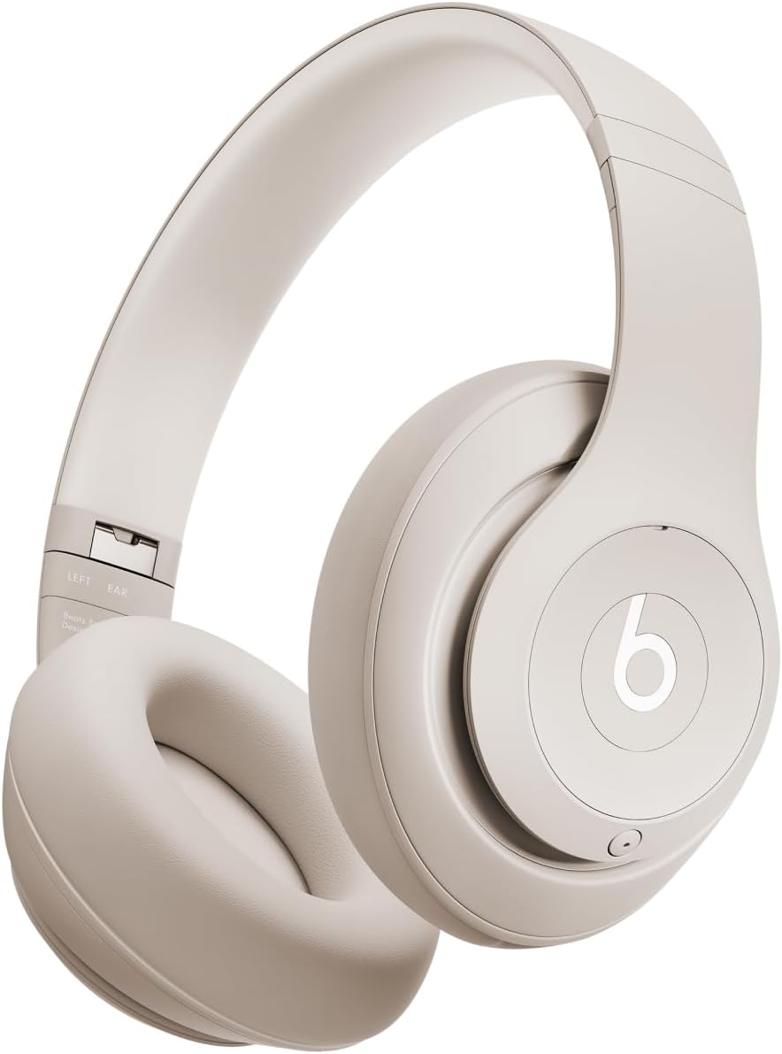 Beats Studio Pro Wireless Bluetooth Over Ear Noise Cancelling Headphones MQTR3- Sandstone